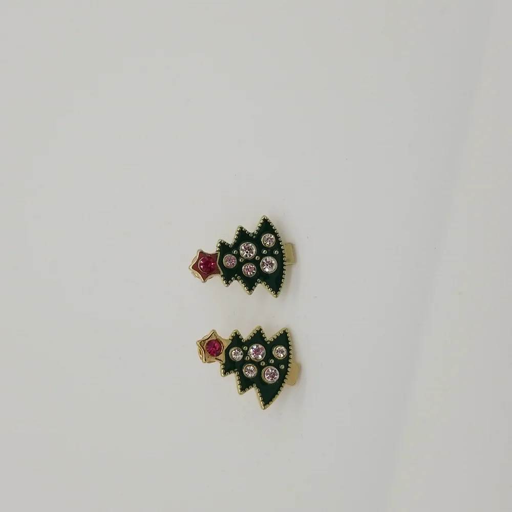 Mini Christmas Tree stud earrings - Picture 4 of 6